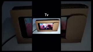 Diy cardboard tv new project #trending #shorts