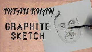 Graphite Series |Sketch 01| Irfan Khan | Yuvaraj Patil Creations