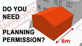 House Extension (Single Storey) - Do you need Planning Permission? UK Permitted Development