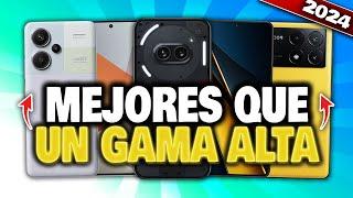 3 TELÉFONOS de GAMA MEDIA QUE SUPERAN a la GAMA ALTA 