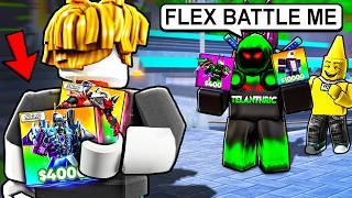 I Flex Battle The OWNER of Toilet Tower Defense...