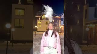 Funn in snow ️ ️||zoya sheikh #viral #trending #shorts #youtube #zoyasheikh