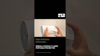 NEBULA CAPSULE 3 LASER PORTABLE PROJECTOR #miniprojector  #epsonprojector #youtubeshorts