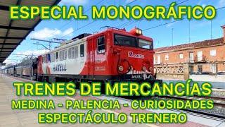 TRENES de mercancías espectaculares. FERROCARRIL español RENFE Raxell Adif