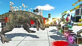 ABYSS OF DEATH | MACHINE GUN - Animal Revolt Battle Simulator #arbs