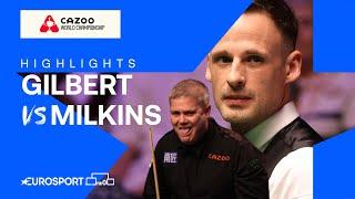 Into The Last 8!  | David Gilbert vs Robert Milkins | 2024 World Snooker Championship Highlights