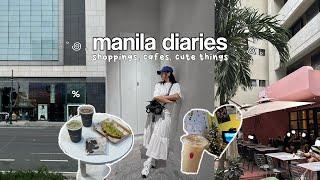 manila diaries: bgc vlog, aesthetic cafes, shopping, makati cafe, aesthetic ph vlog