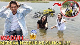 BIAN DAN WULAN J4TUH KE SUNGAI BAWA MOTOR GEDEMOTORNYA BARUNYA HANCUR?? | Mikael TubeHD