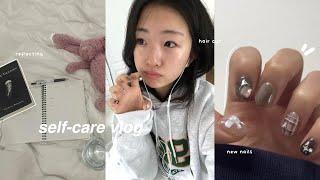 SELF-CARE VLOG  building healthy habits & prepping for 2025 (new nails, skincare, haircut)