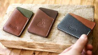 Super Easy Leather Wrap Wallet Tutorial (with PATTERNS!)