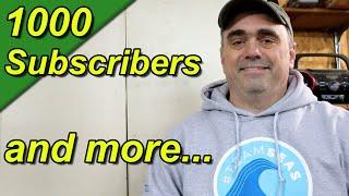 The Fixit Shed hit 1000 Subcribers! #TeamSeas and Mail