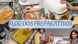 VLOG PARTE 1/2 PREPARANDO O DIA DAS MÃES | BOLO COM TRÊS INGREDIENTES | MACARRÃO RECHEADO