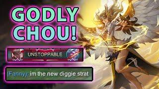 A Godly Chou Was Completely Destroying My Whole Team | Mobile legends