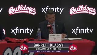 Director of Athletics Garrett Klassy Introductory Press Conference