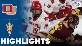 Denver vs Arizona State | NCAA College Hockey | Highlights - November 22, 2024