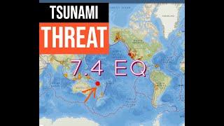 Breaking! 7.4 Earthquake, threat issued Vanuatu Region. Monday 12/16/2024