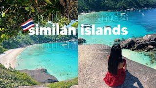 SIMILAN ISLANDS VLOG | the most beautiful islands in Thailand?! 