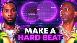 How To Make HARD Beats For Key Glock | FL Studio Tutorial