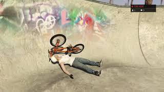 GTA V BMX - Session at Vespucci Beach skatepark