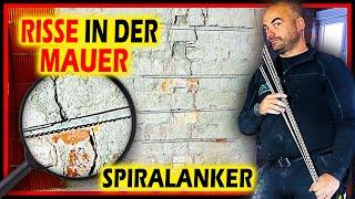 RISS IM MAUERWERK - Spiralanker zur Risssanierung als Mauerwerksbewehrung! | Home Build Solution