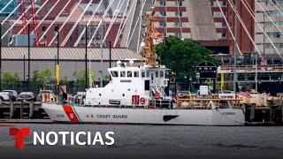 Aquí la Guardia Costera coordina el rescate del sumergible | Noticias Telemundo