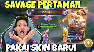 SAVAGE PERTAMA PAKAI SKIN ALPHA COLLECTOR!!