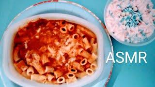 5-Cheese Rigatoni and Unicorn Parfait Mukbang | Eating Show ASMR