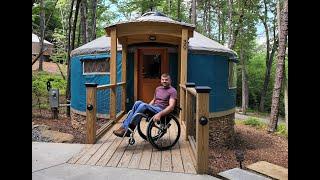 Accessible Vacation Idea - Dupont Yurts - Hendersonville, NC