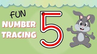 How to Write the Number 5 - Numbers for Kids