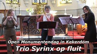 Optreden Trio Syrinx in Kekerdom