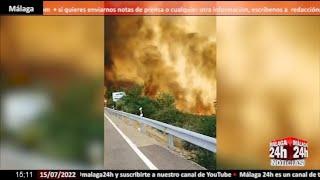 Noticia - Más de 2.300 evacuados por el incendio de Mijas