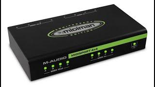 M-Audio MIDISPORT 4x4 Anniversary Edition | 4-in/4-out MIDI Interface (64x64 Discrete)- Overview