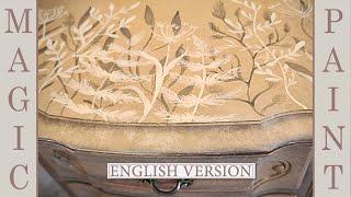 Restyling of an old dresser perfect for the bathroom Elisa & Magic Paint ChalkPaint DIY®
