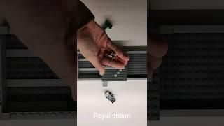 crafting royal crown with lego! #crafting #4k #craft #lego #legominecraft