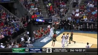 Villanova vs. Miami: Kamari Murphy steal & alley-oop