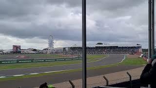 Jenson Button drives FW22 V10 Silverstone 2024 Historic cars parade