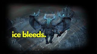 Season 4 SOLO Tormented Beast in Ice - Barbarian Bleed Bash Build Diablo 4