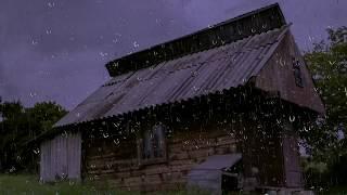 Relaxing Rain Sounds on a Tin Roof w/ Thunder for Sleep & Relaxation | 10 Hours Natural White Noise