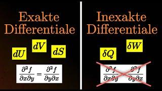 Exakte & Inexakte Differentiale - Einfache Erklärung, Beispiele, Thermodynamik (Physik & Chemie)