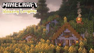 Minecraft Longplay | Hobbit Hole in the Rain (no commentary)