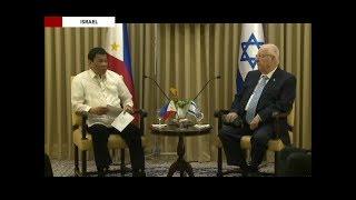 Duterte: PH to buy military weapons, equipment only from Israel