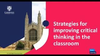 Embedding critical thinking and other 21st century skills into classroom practice - Chris Sowton