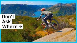 Don't ask where this MTB spot is, but GO ride Anderson Truck Trail!