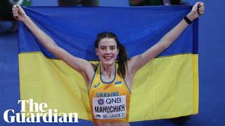 Ukrainian athlete Mahuchikh dedicates gold medal: 'Ukrainians never give up'