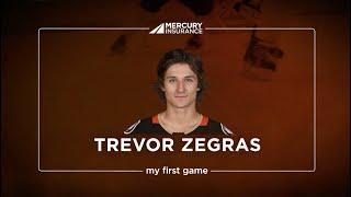 Trevor Zegras of the Ducks: My First Game by Mercury Insurance