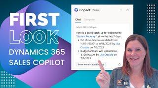 Dynamics 365 Sales Copilot Review & Demo