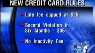 Cap On Late Fees Part Of New Credit Card Legislation Now In Effect