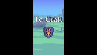 How to craft the ANKH SHIELD️ - Terraria Guide 1.4.3 #shorts