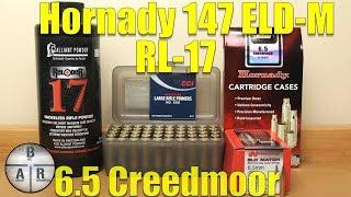 Hornady 147 gr ELD-M with Alliant Reloder 17 - 6.5 Creedmoor Ruger Precision Rifle Load Test