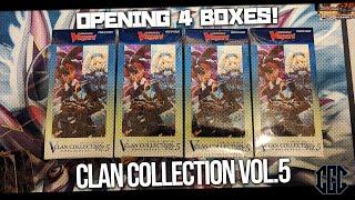 Opening Four Boxes of V-Clan Collection Vol.5! [Cardfight!! Vanguard!]